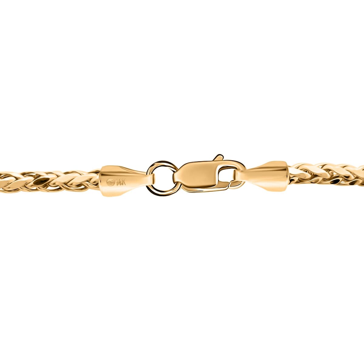 14K Yellow Gold 3mm Palma Chain Bracelet (7.00 In) 3.70 Grams image number 3