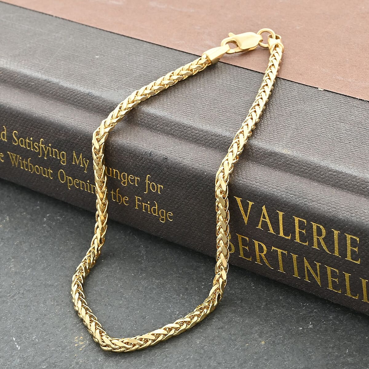 14K Yellow Gold 3mm Palma Chain Bracelet (7.50 In) 3.90 Grams image number 1