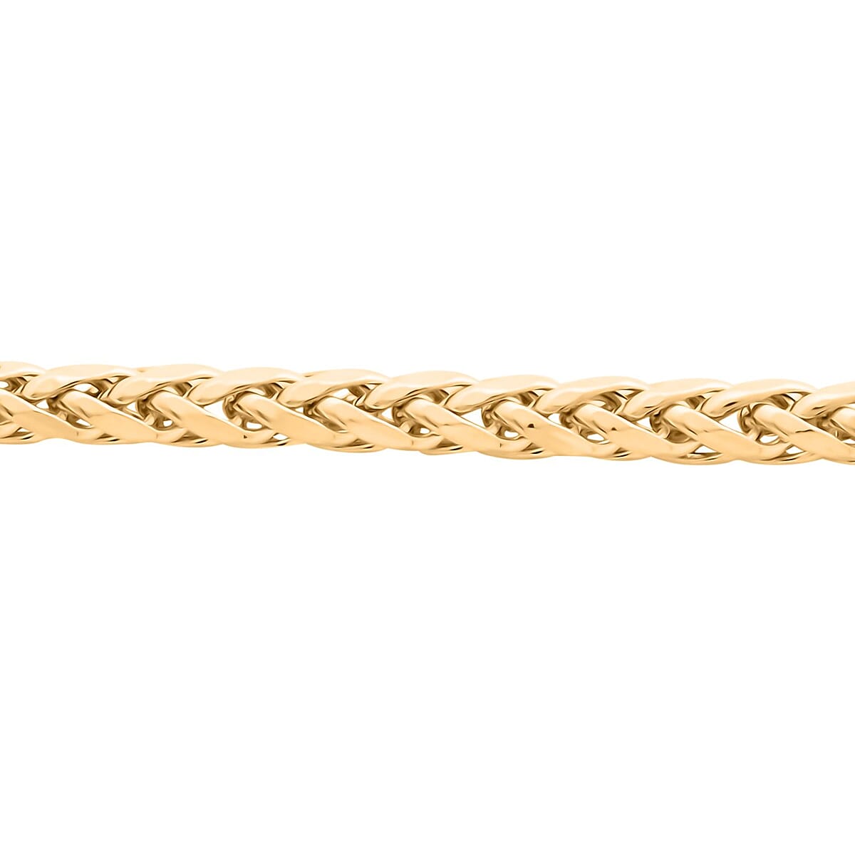 14K Yellow Gold 3mm Palma Chain Bracelet (7.50 In) 3.90 Grams image number 2