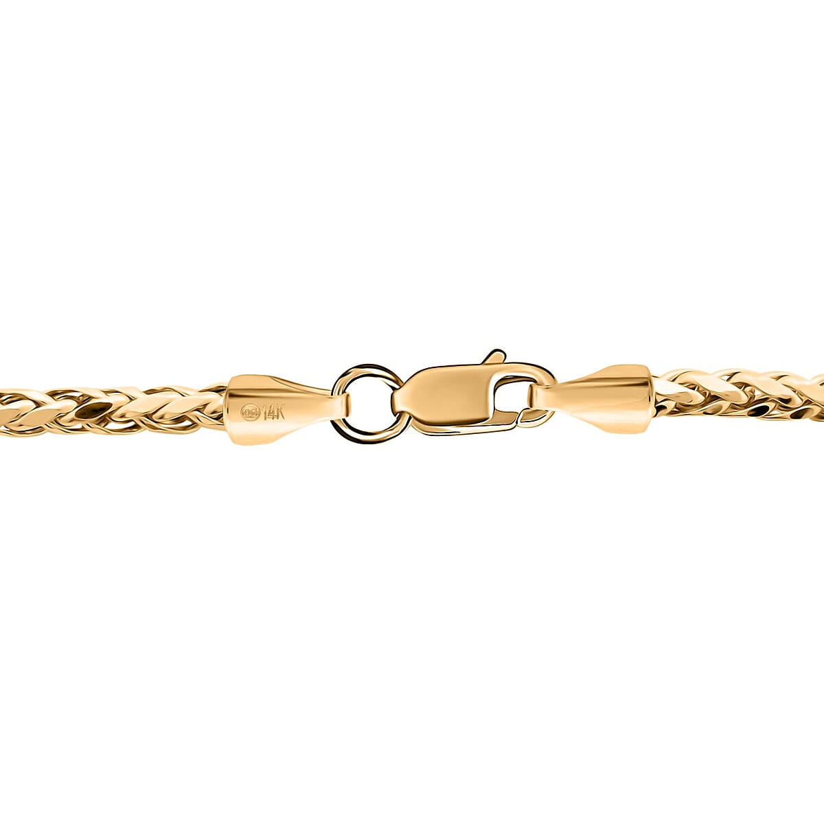 14K Yellow Gold 3mm Palma Chain Bracelet (7.50 In) 3.90 Grams image number 3