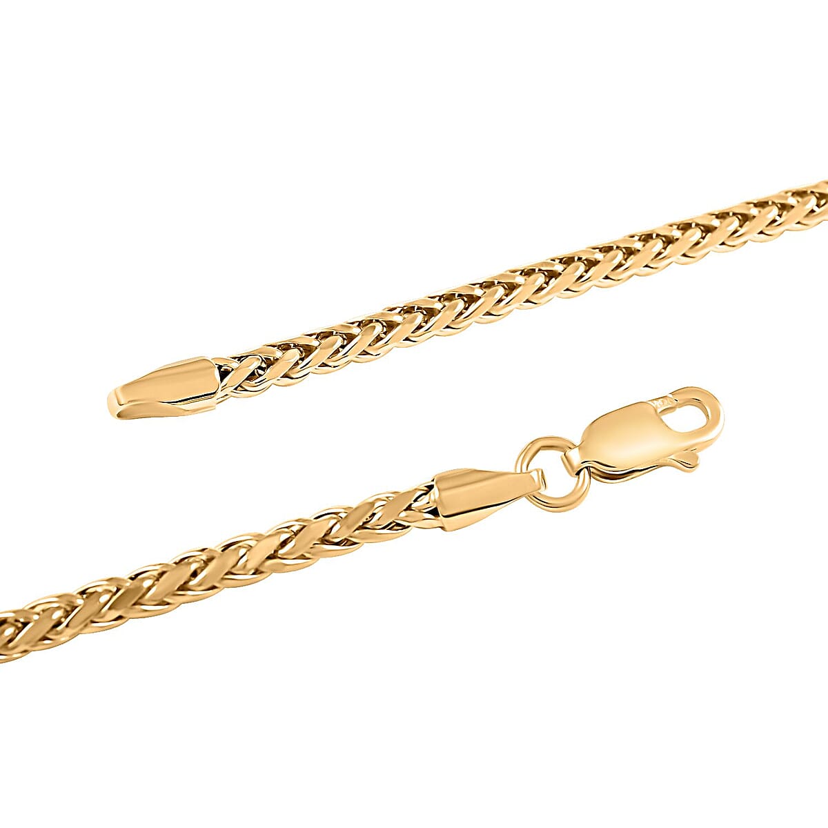 14K Yellow Gold 3mm Palma Chain Necklace 16 Inches 8.10 Grams image number 2
