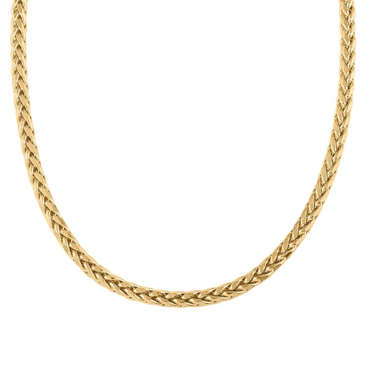 14K Yellow Gold 3mm Palma Chain Necklace 18 Inches 8.80 Grams image number 0