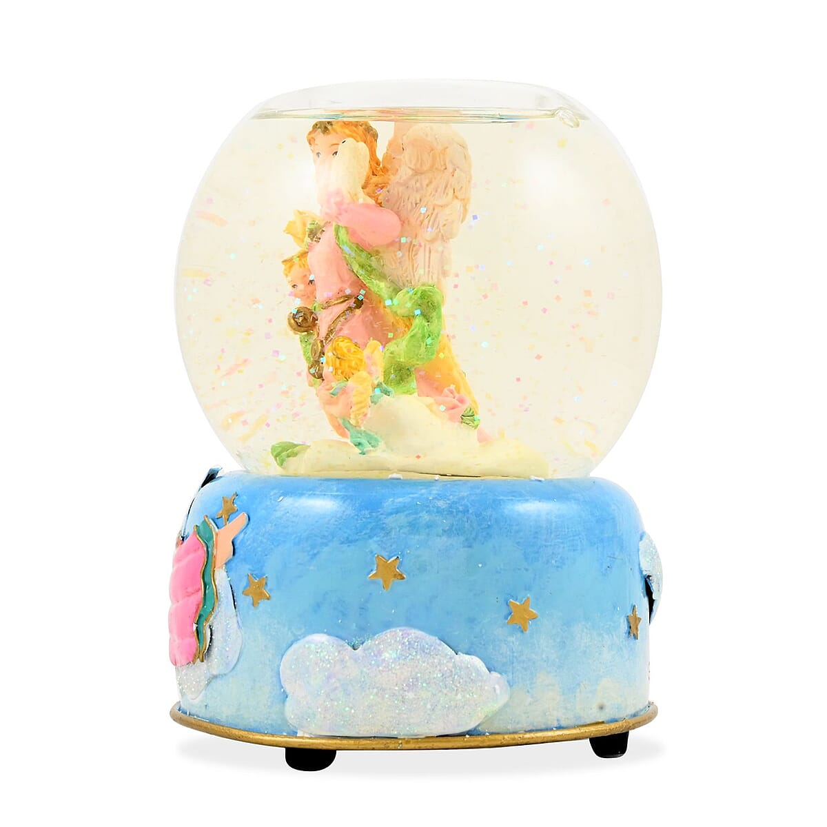 Candle Holder Snow Globe Angel image number 1
