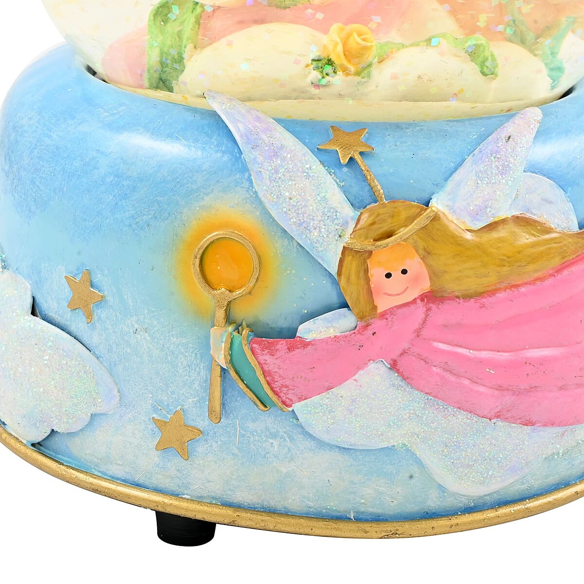 Candle Holder Snow Globe Angel image number 5
