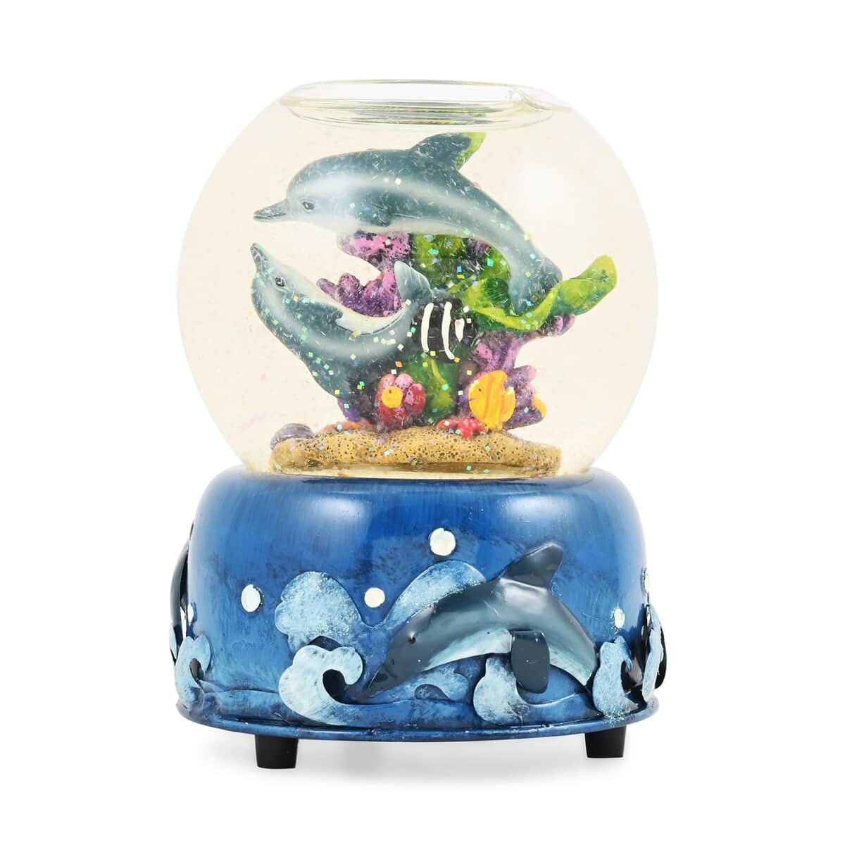 Candle Holder Snow Globe Hummingbird image number 0