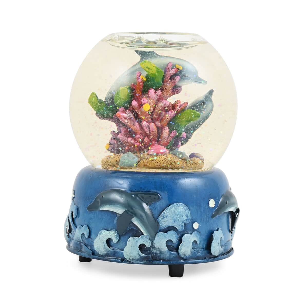 Candle Holder Snow Globe Hummingbird image number 2