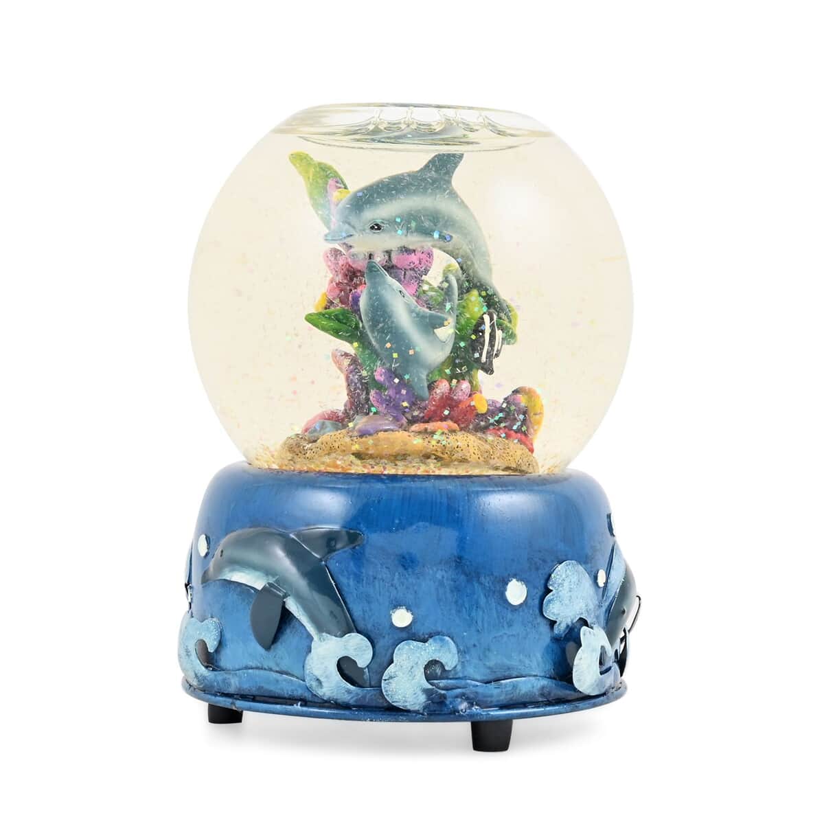 Candle Holder Snow Globe Hummingbird image number 3