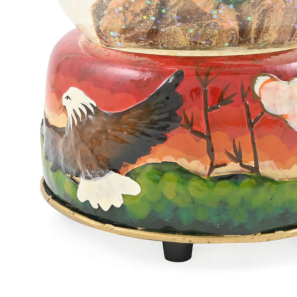 Candle Holder Snow Globe Eagle image number 5