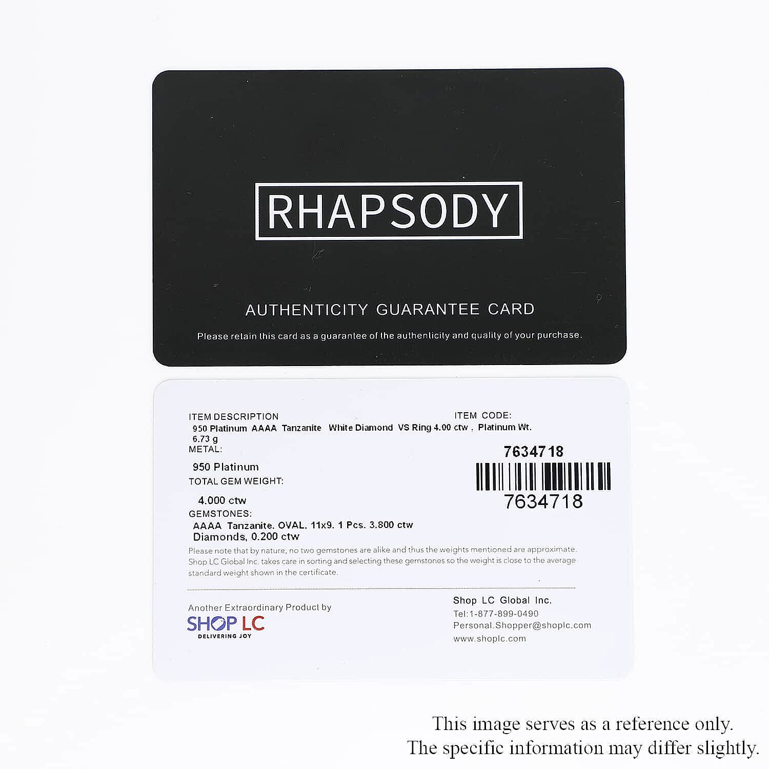 Certified and Appraised Rhapsody 950 Platinum AAAA Tanzanite and E-F VS Diamond Ring (Size 10.0) 6.75 Grams 4.05 ctw