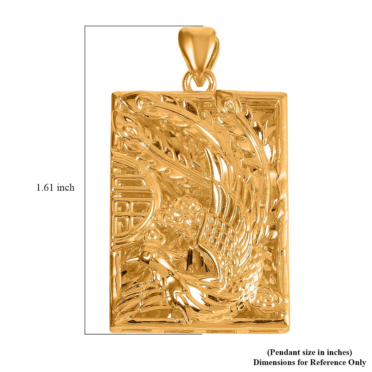 Electroform Peacock Pendant in 24K Yellow Gold (6.90 g) image number 5