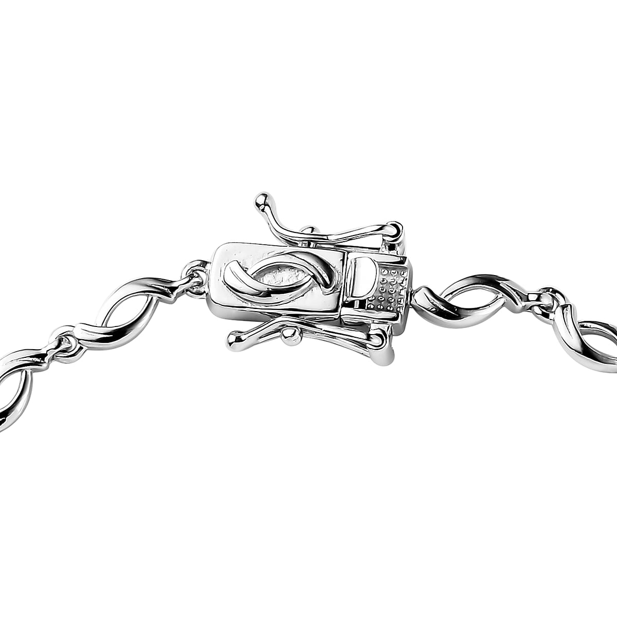 Ceylon Blue Sapphire Braided Bracelet in Platinum Over Sterling Silver (6.50 In) (Del. in 7-10 Days) 2.85 ctw image number 3