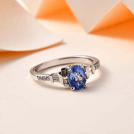 5 / Blue Ceylon Sapphire / 925 Silver - Product card gallery slide 2 (10177209368889)