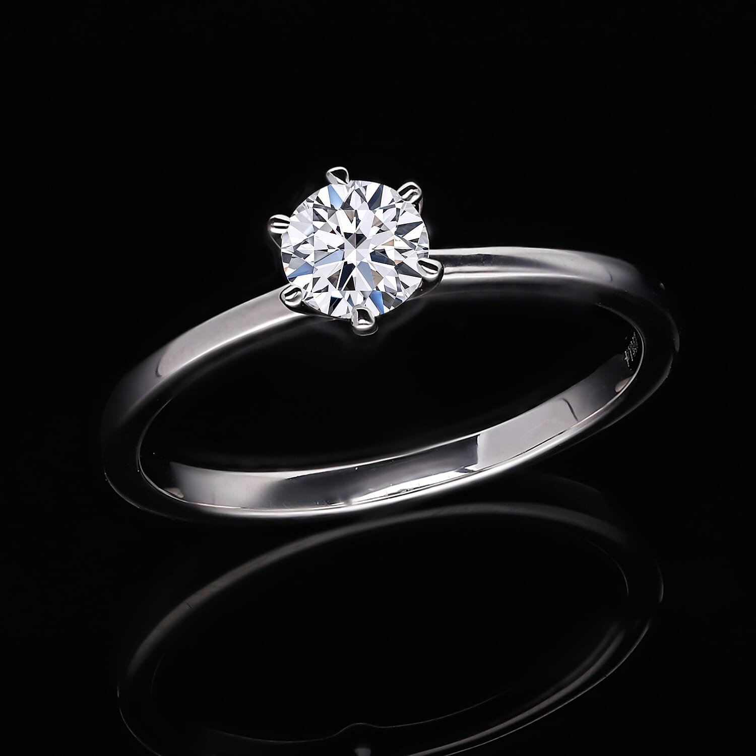 Lab Grown Diamond G-H SI 0.75 ctw Ring in 950 Platinum (Size 11.5)