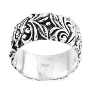 Bali Legacy Sterling Silver Dragon Ring (Size 7.0) 8.75 Grams