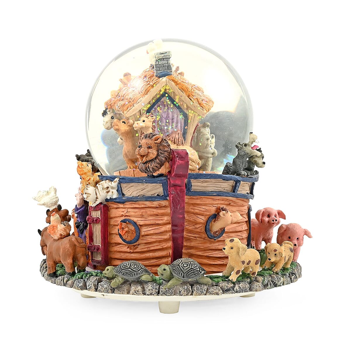 Globe 100mm Rotating Noah's Ark (Flawed Quality Snow Globe)  image number 3