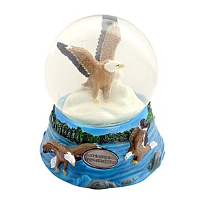 Closeout 100mm Musical Globe - Eagle
