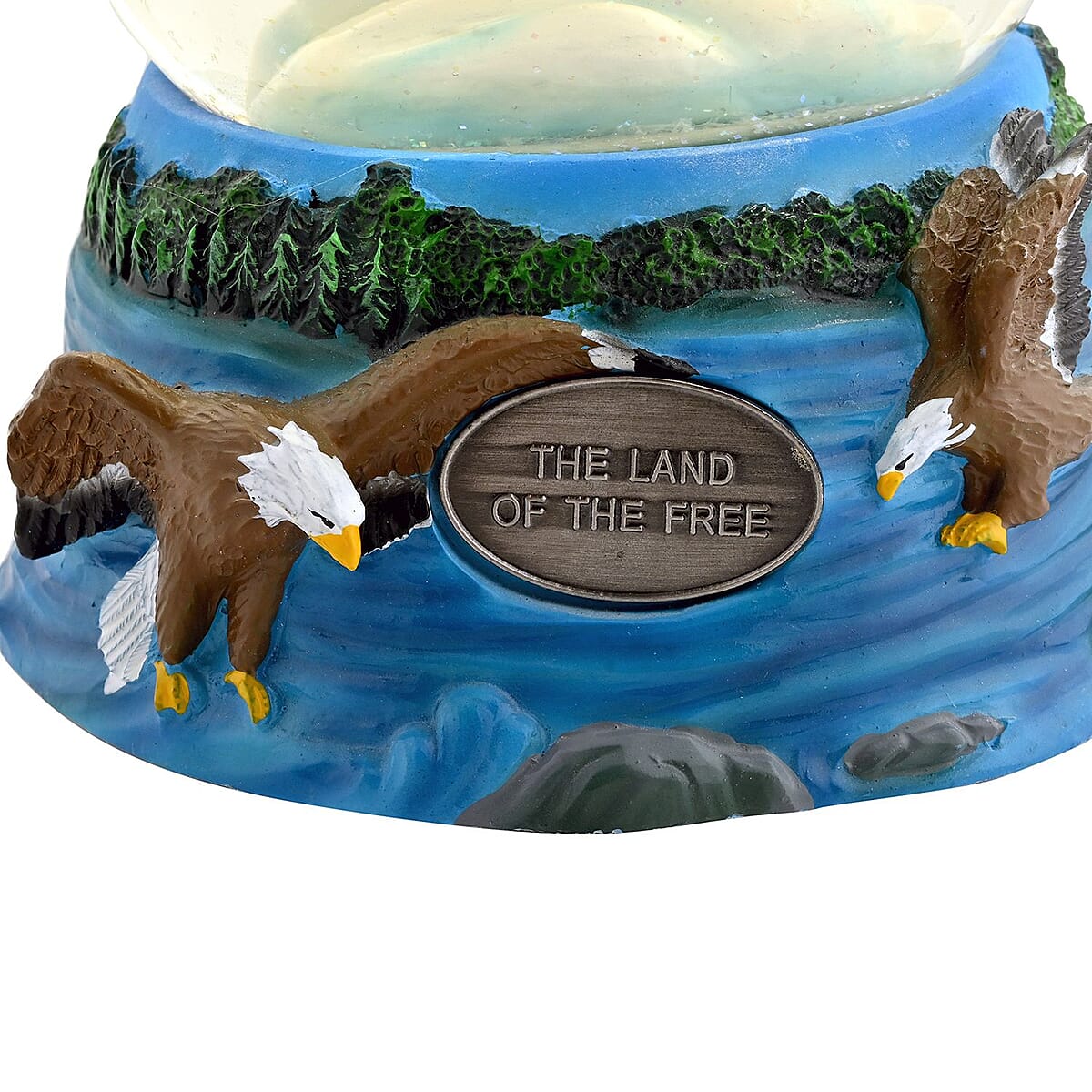 Closeout 100mm Musical Globe - Eagle image number 4