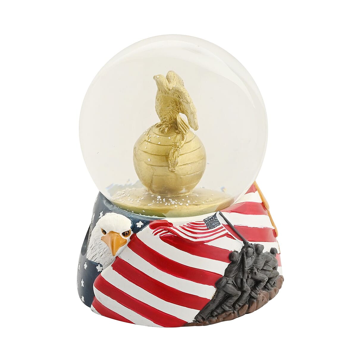 100mm Musical Globe - US Marine Corp image number 1