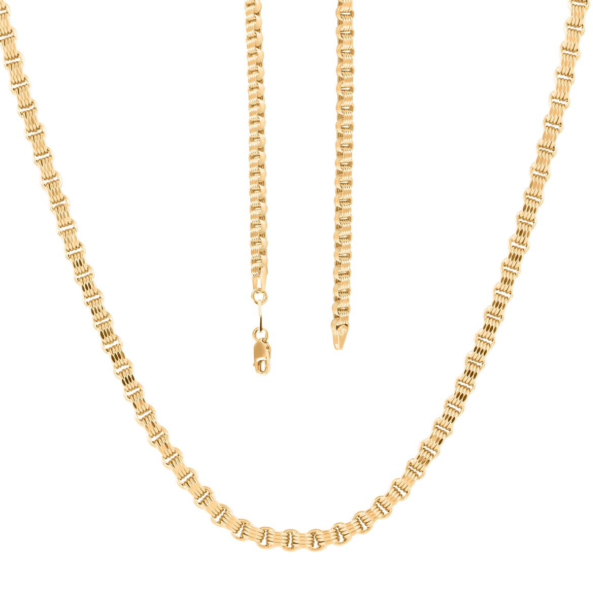 Doorbuster 10K Yellow Gold 4mm Alexander Chain Necklace (22 Inches) (11.75 g) image number 4