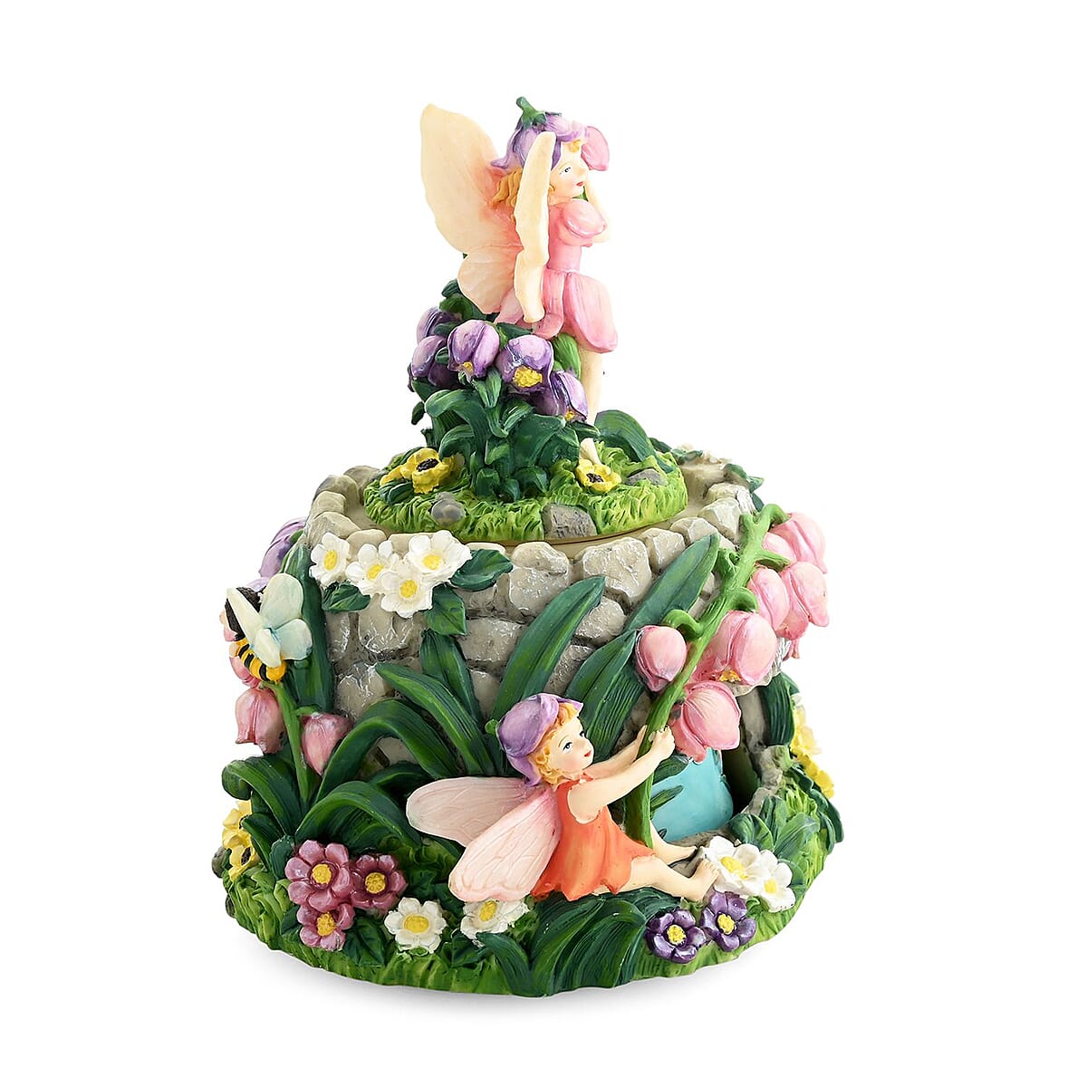 Decorative Fairy Music Box, Musical Toy Box, Musical Home Decor, Decorative Music Box, Multi Color Home Decorative Piece image number 1