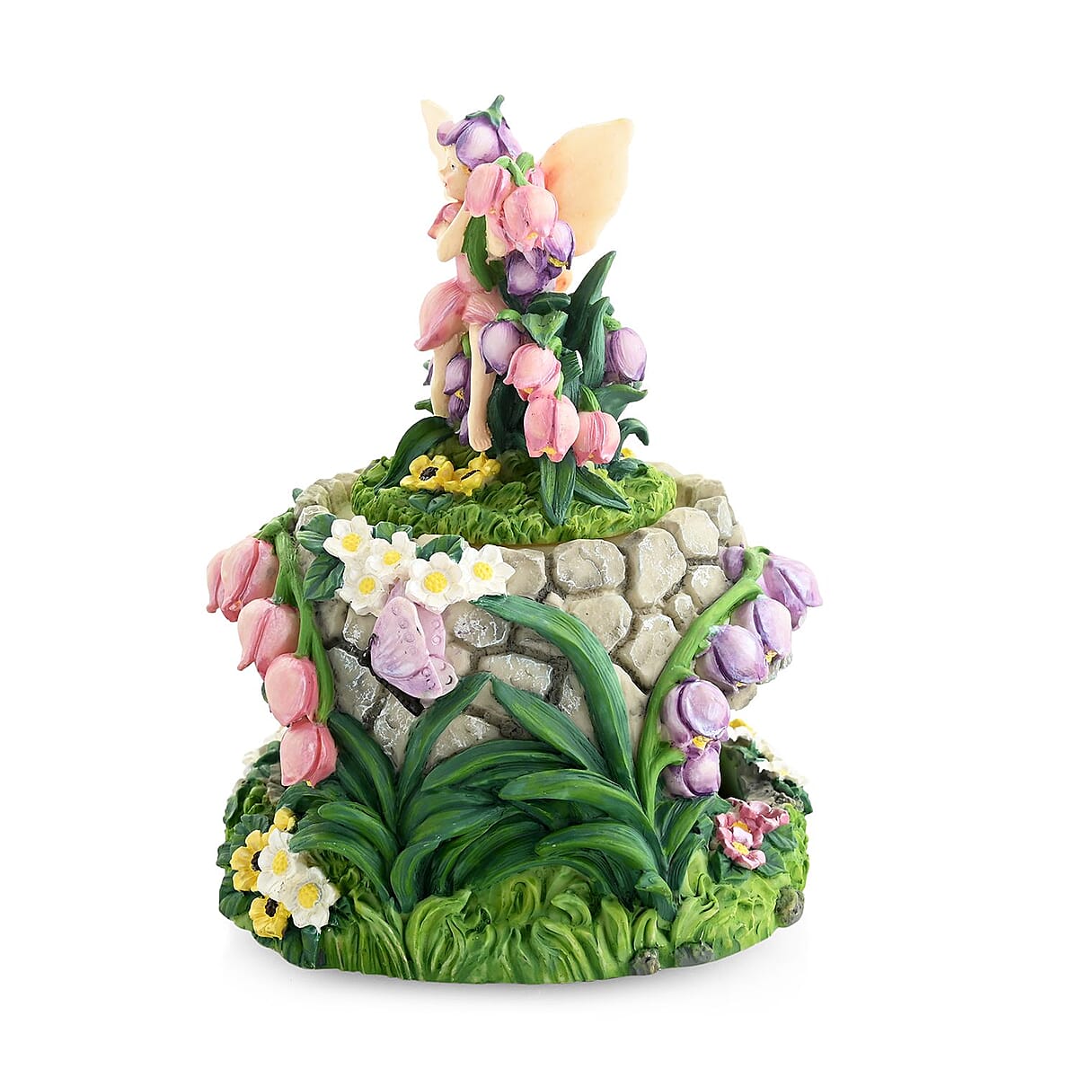 Decorative Fairy Music Box, Musical Toy Box, Musical Home Decor, Decorative Music Box, Multi Color Home Decorative Piece image number 3