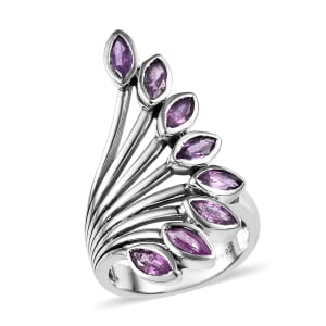 Artisan Crafted Ilakaka Hot Pink Sapphire (FF) Ring in Sterling Silver (Size 6.0) 2.65 ctw