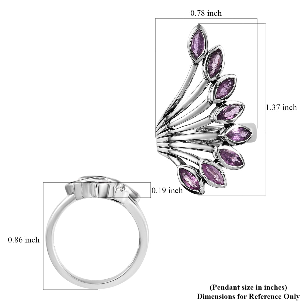 Artisan Crafted Ilakaka Hot Pink Sapphire (FF) Ring in Sterling Silver (Size 6.0) 2.65 ctw image number 5