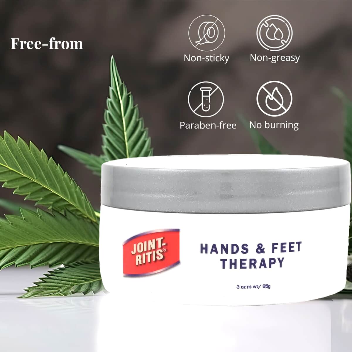 Joint-Ritis Hand & Feet Therapy Hand Foot Pain Reliever Cream For Muscle Pain, Paraben & Silicone Free Cream With Natural Ingredients (50ml) 3 oz image number 3
