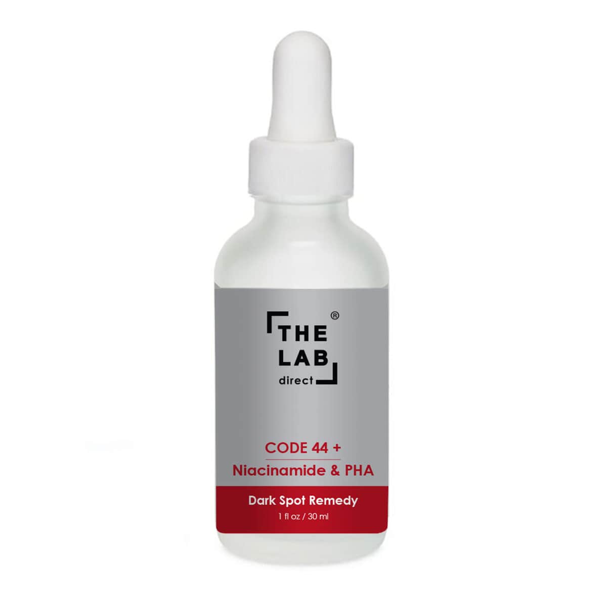 The Lab Direct Code 44+ Niacinimide & PHA Serum For All Skin Types, Cruelty And Paraben Free Face Serum To Reduce Dark Spots & Puffiness 1 oz image number 0