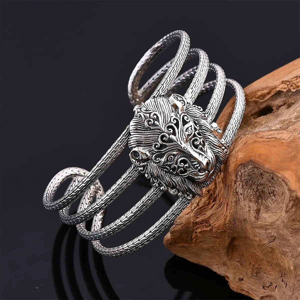 Bali Legacy Sterling Silver Borobudur Necklace 36 Inches 33.15 Grams image number 1