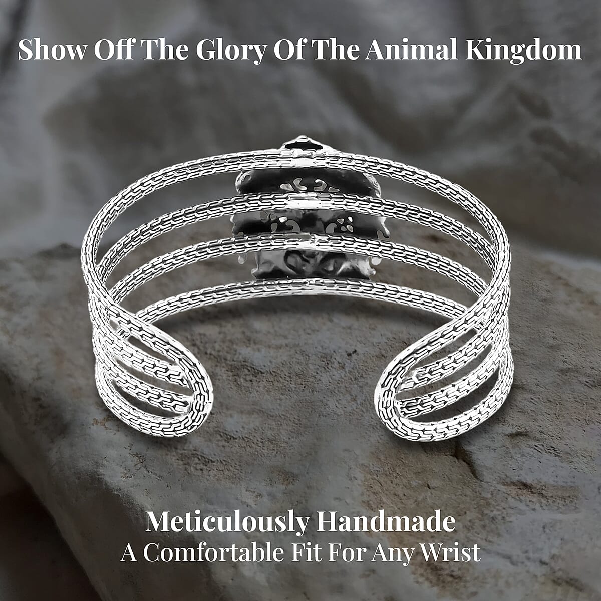 Bali Legacy Sterling Silver Borobudur Necklace 36 Inches 33.15 Grams image number 3