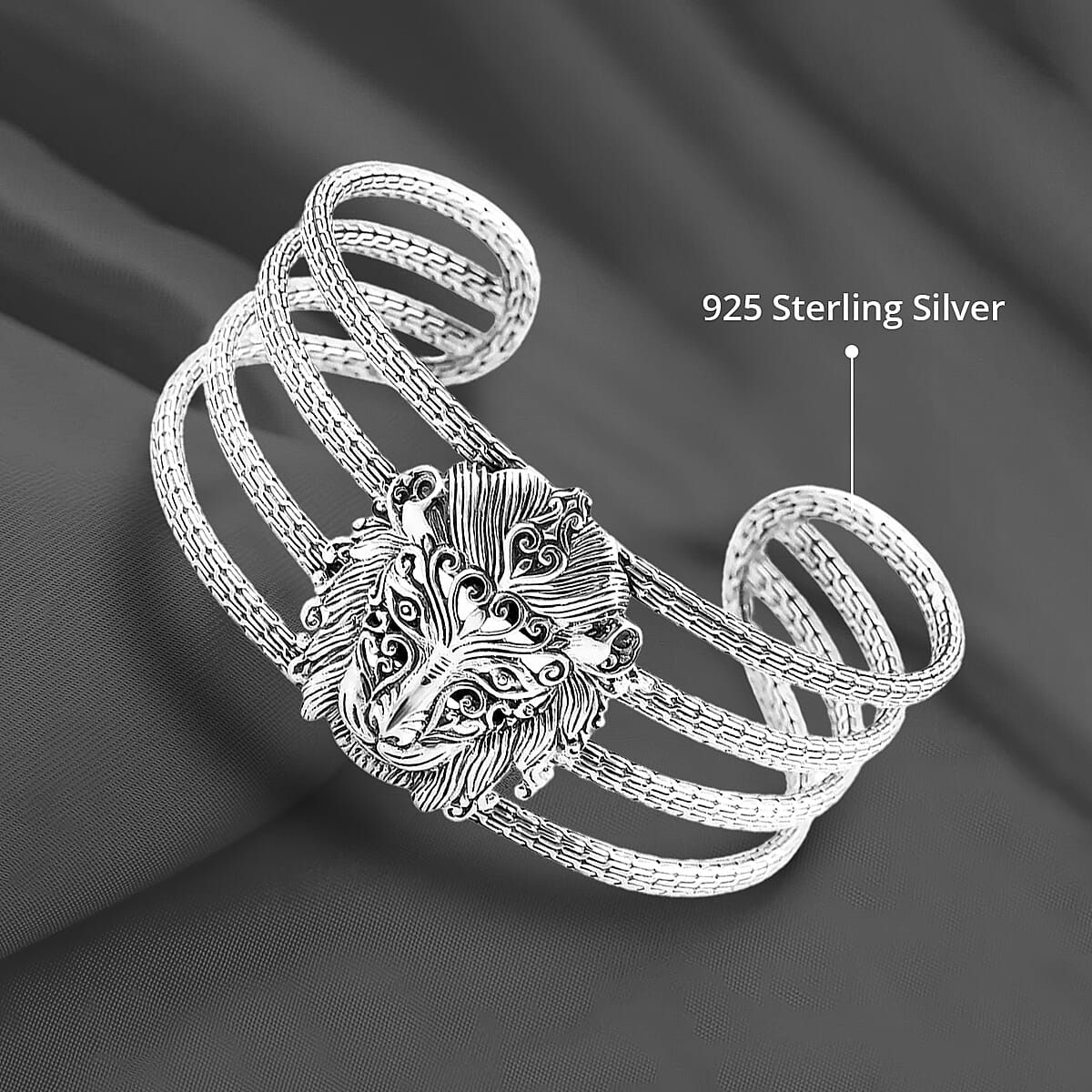 Bali Legacy Sterling Silver Borobudur Necklace 36 Inches 33.15 Grams image number 4