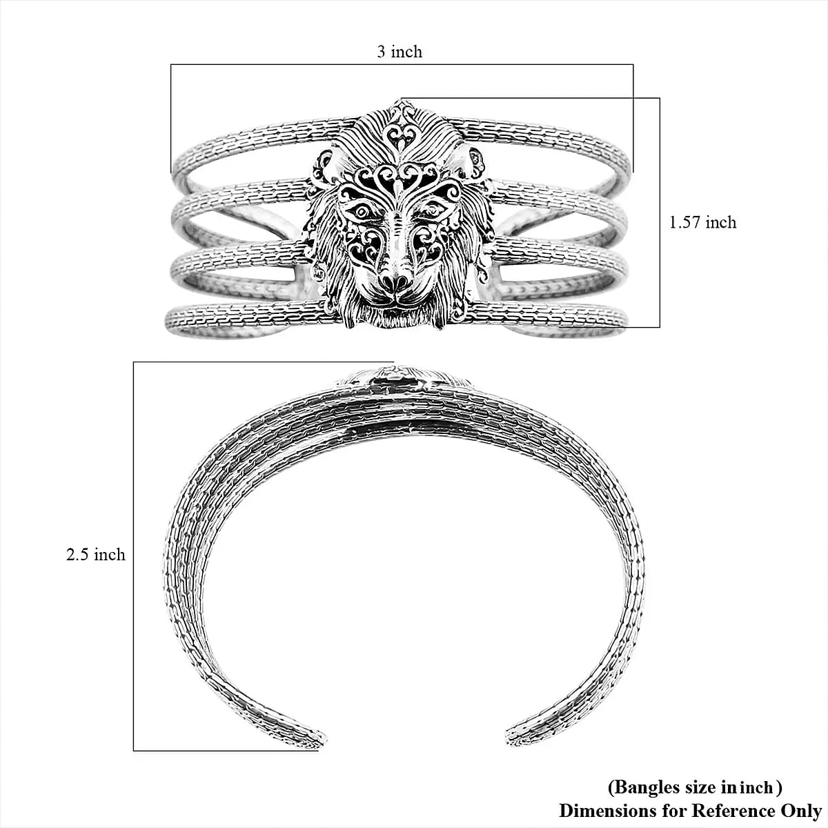 Bali Legacy Sterling Silver Borobudur Necklace 36 Inches 33.15 Grams image number 6