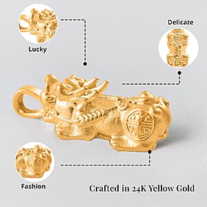 Pixiu Pendant without Chain in 24K Yellow Gold 0.20 Grams