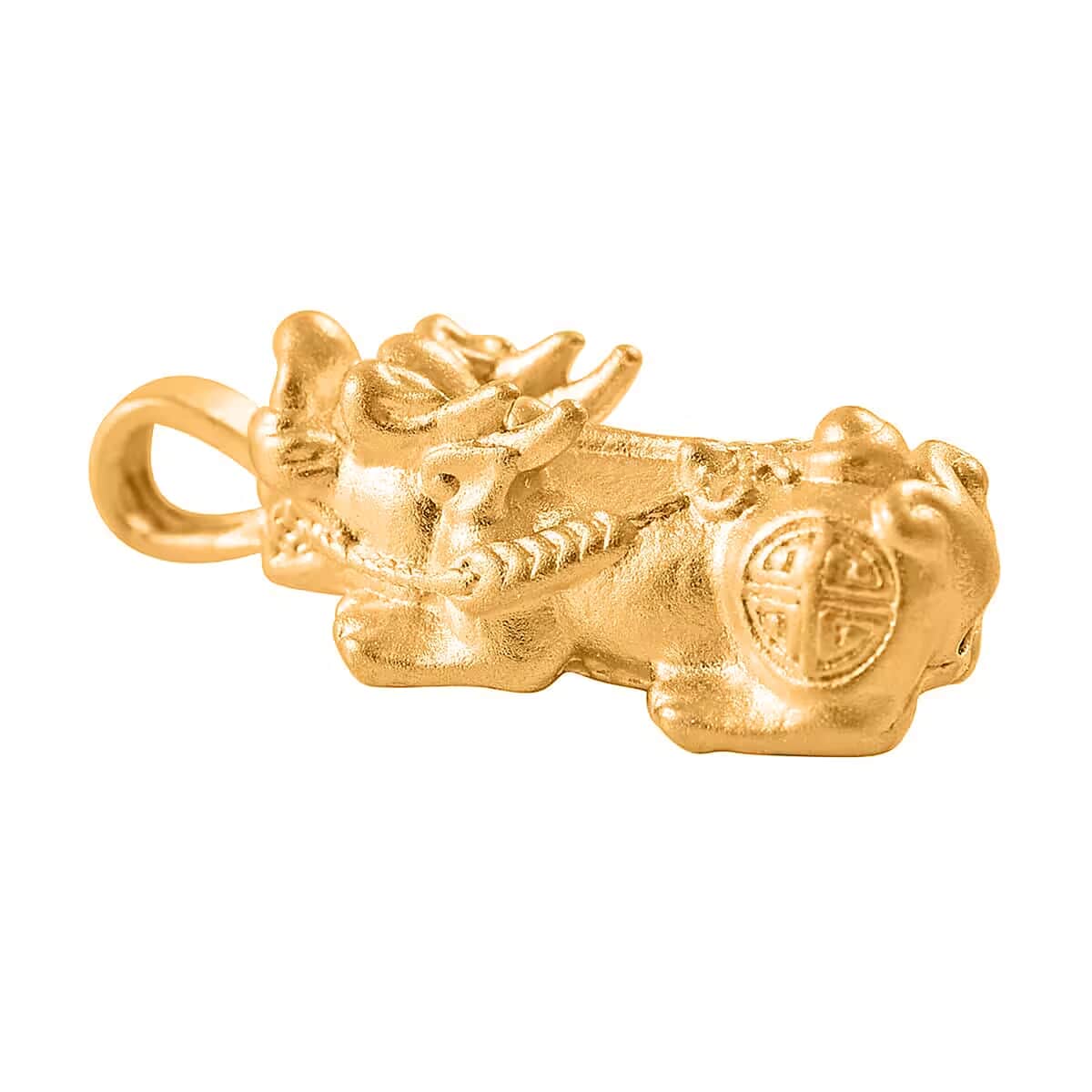 Pixiu Pendant in 24K Yellow Gold image number 7