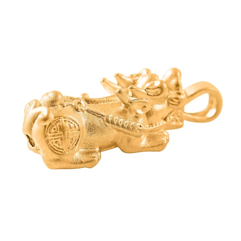 Pixiu Pendant without Chain in 24K Yellow Gold 0.20 Grams