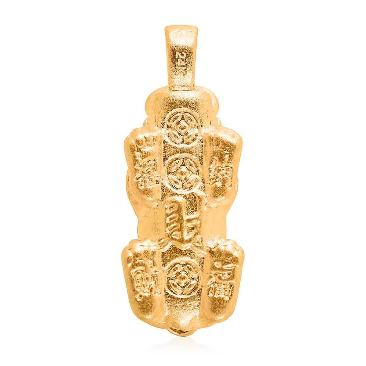 Pixiu Pendant in 24K Yellow Gold image number 9