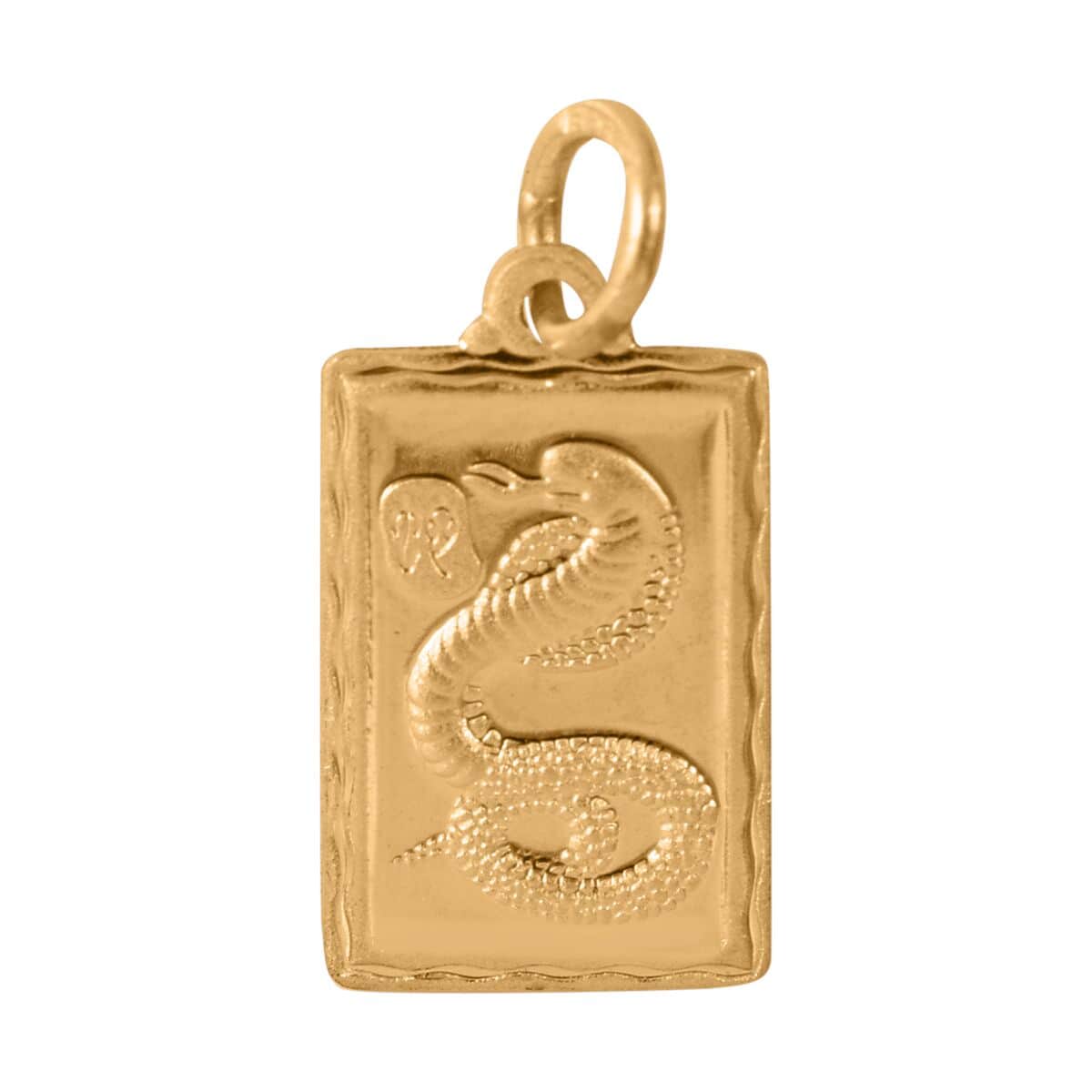 23K Yellow Gold Snake Pendant 1.9 Grams image number 0