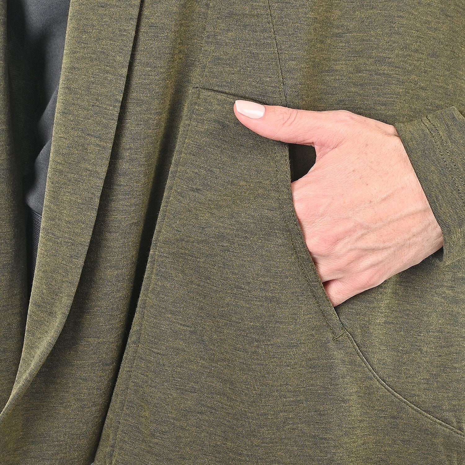 Elevate Charcoal Equinox Knit Blazer - S