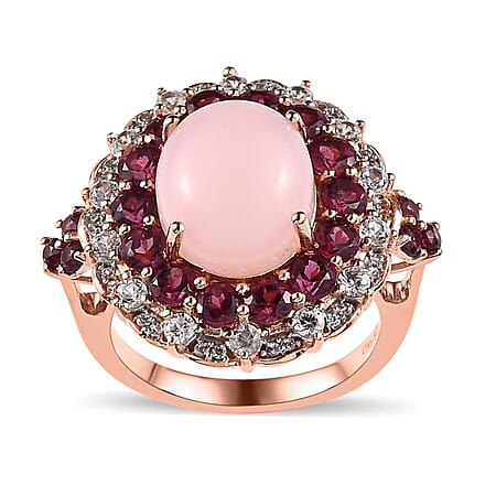 6 / Pink Opal / 925 Silver - Product card gallery slide 1 (10177212350777)