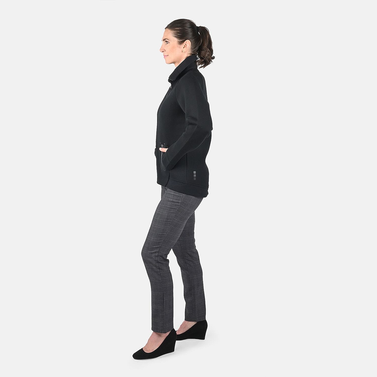 Elevate Black Kariba Knit Jacket - S