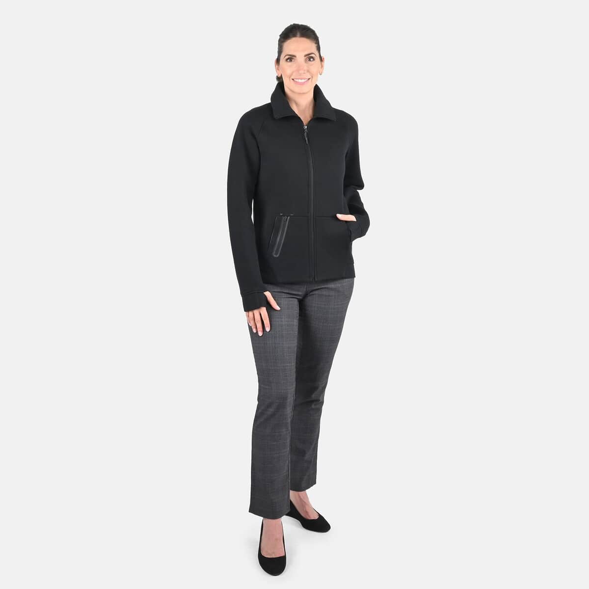 Elevate Black Kariba Knit Jacket - XXL image number 0