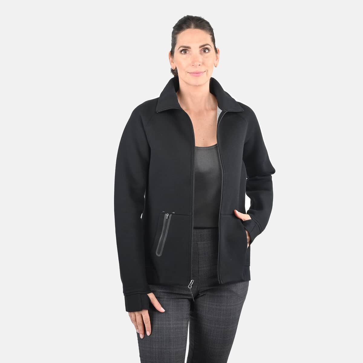 Elevate Black Kariba Knit Jacket - XXL image number 3