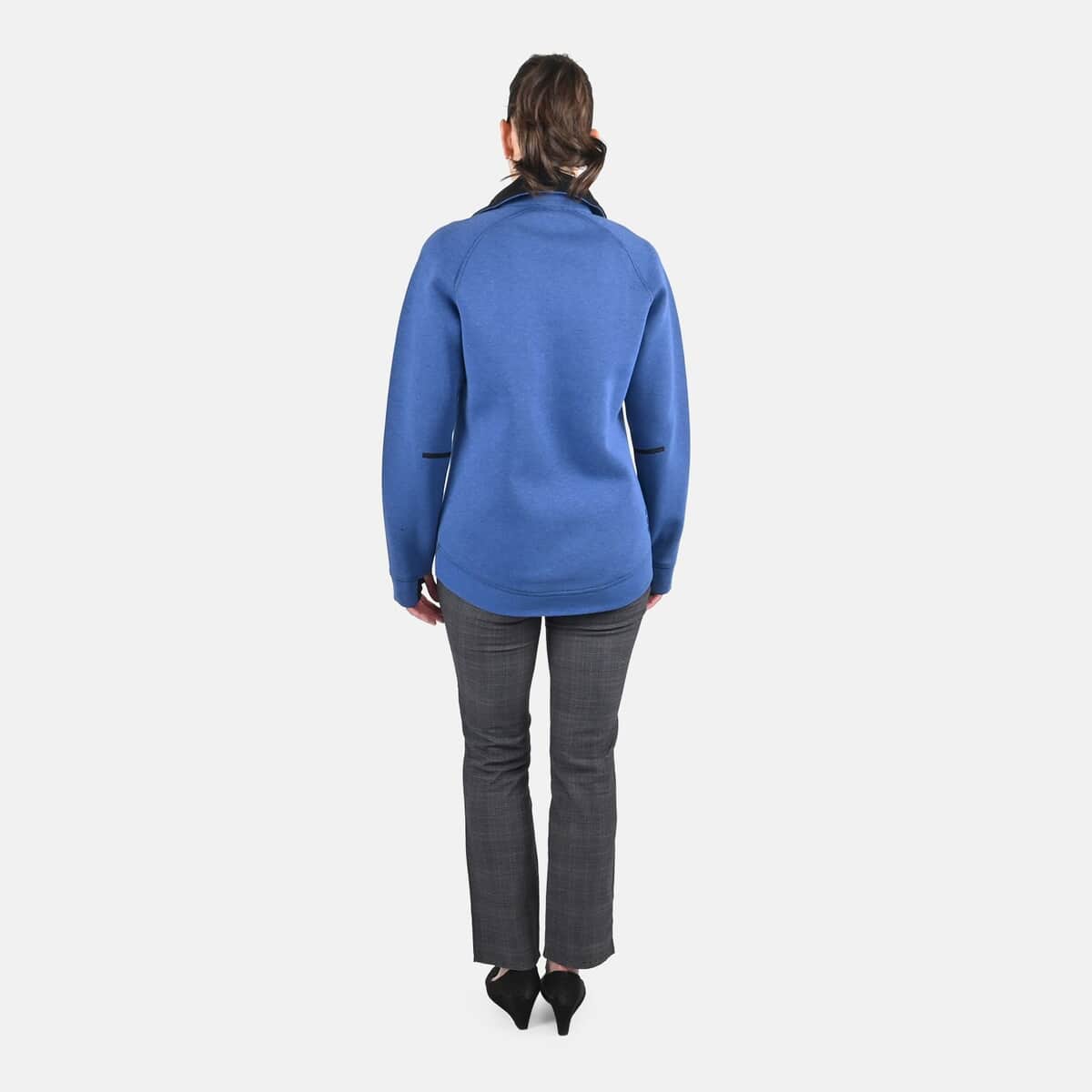 Elevate Blue Heather Kariba Knit Jacket - M image number 1