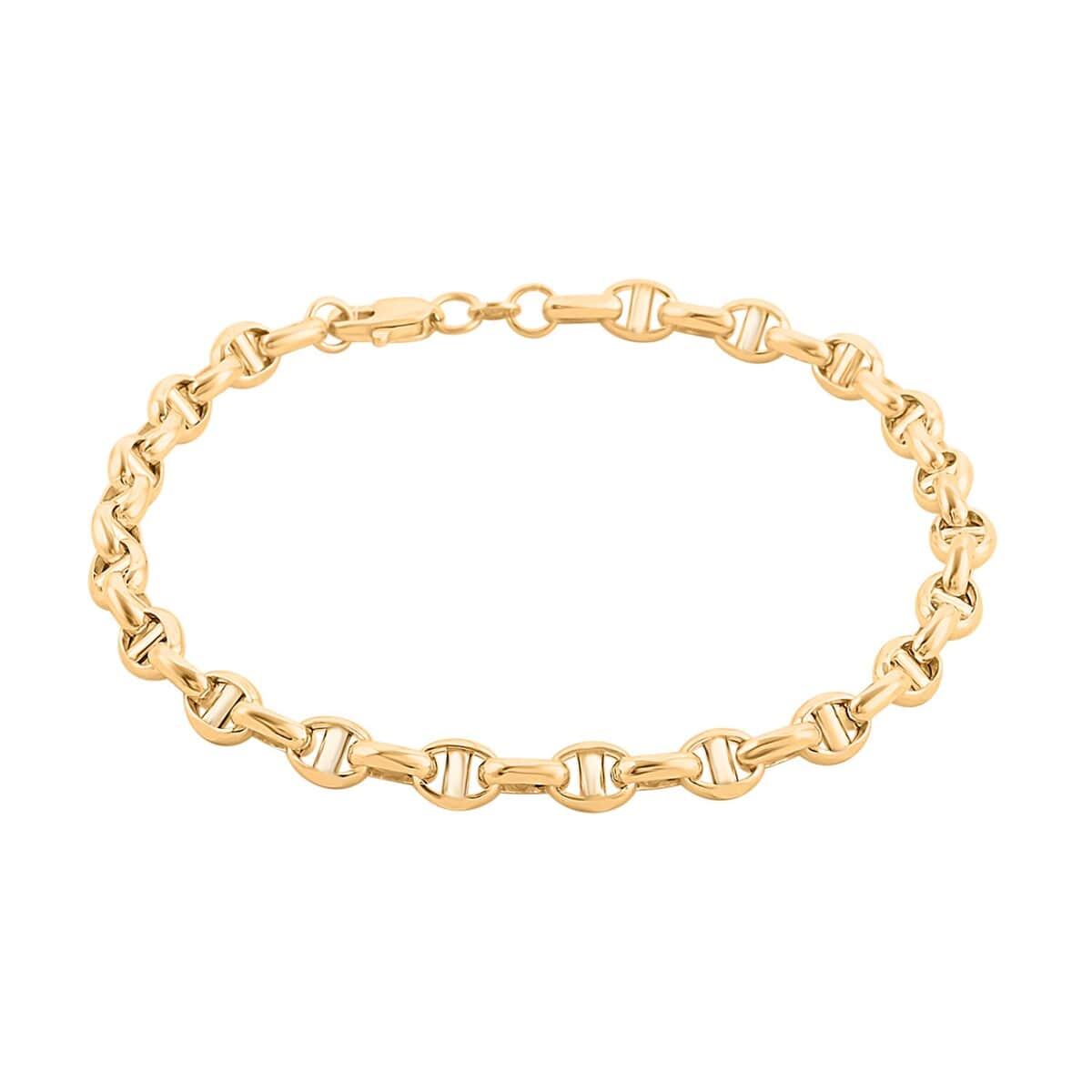 Buy 14K Yellow Gold 5mm Filk Chain Bracelet (8.25 In) 5.40 Grams at ShopLC.