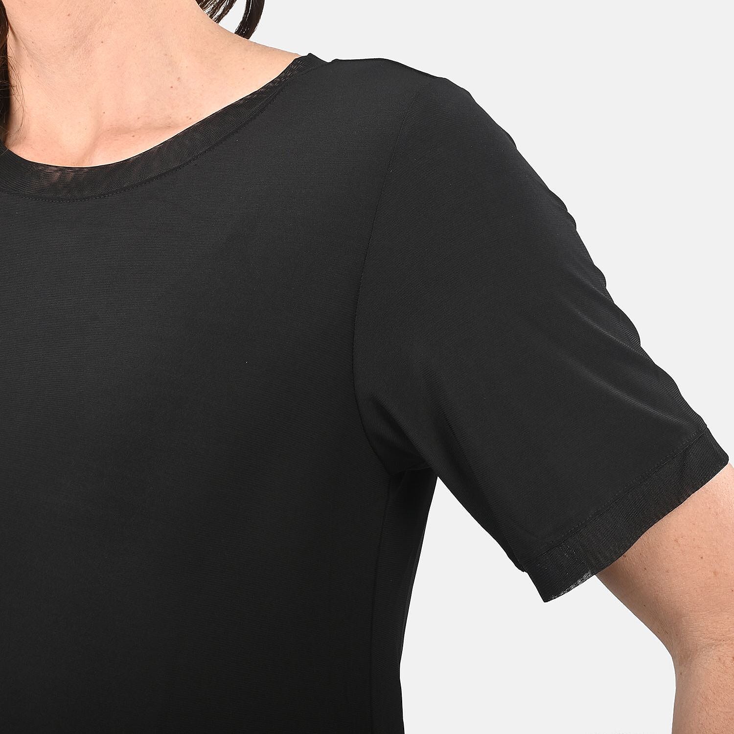 Grateful Black Short Sleeve Top - S