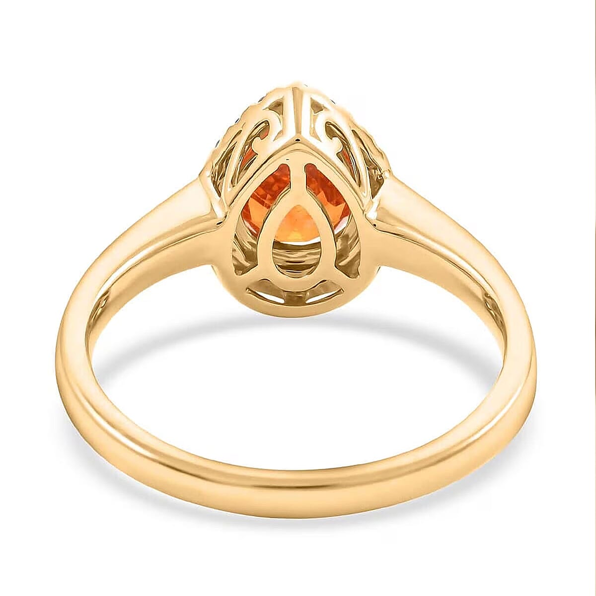 certified-and-appraised-luxoro-14k-yellow-gold-aaa-nigerian-spessartite-garnet-and-g-h-i2-diamond-ring-size-7.0-1.80-ctw image number 6