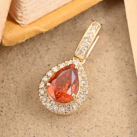 Spessartine Garnet / 14K Gold / Standard - Product card gallery slide 2 (10177213137209)
