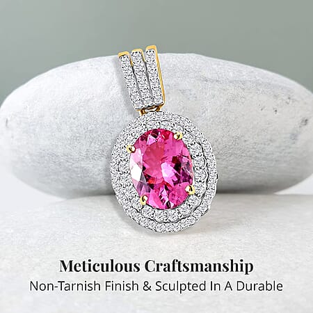 Pink Calabar Tourmaline / 10K Gold / Standard - Product card gallery slide 4 (10177213694265)