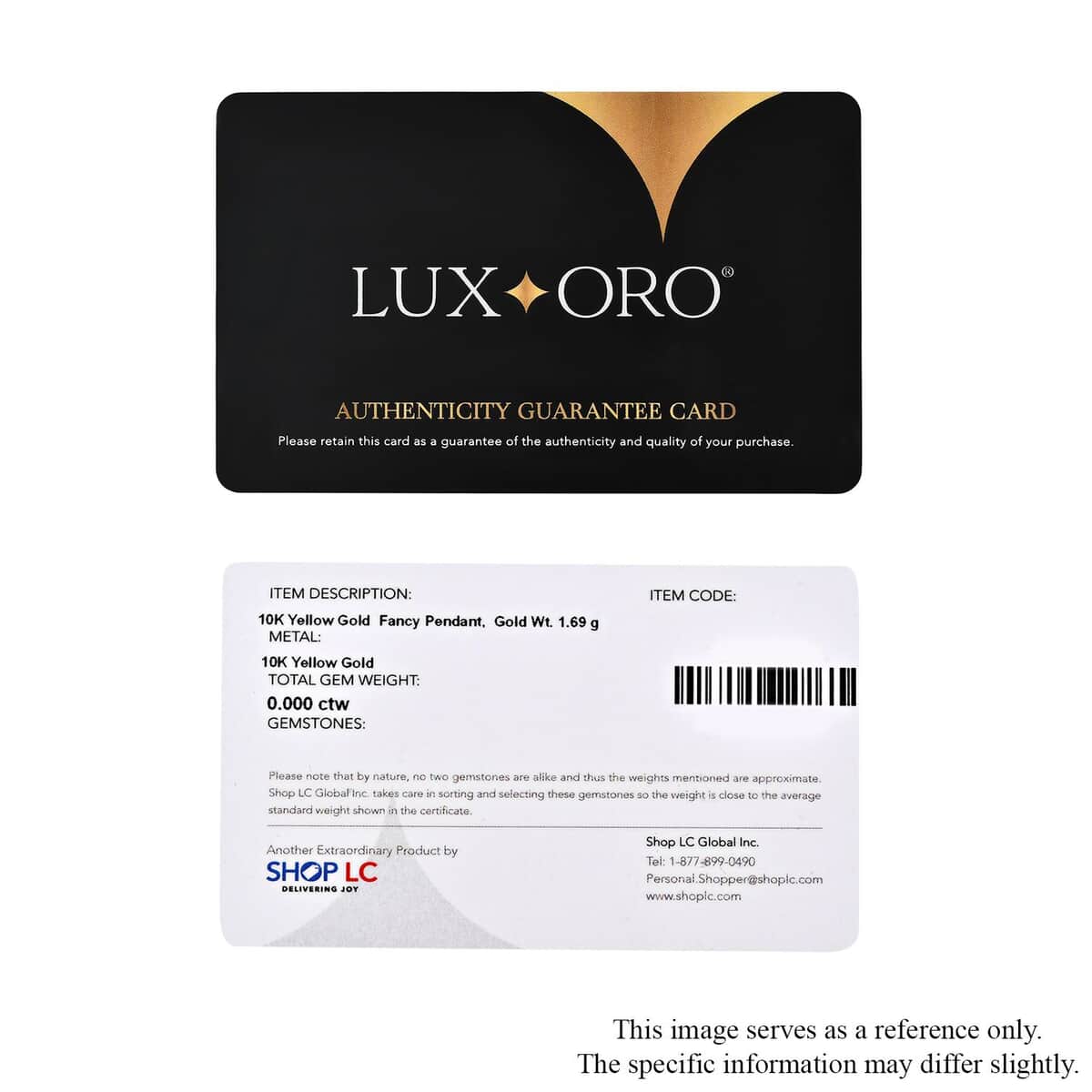 Luxoro 10K Yellow Gold Dragon Bar Pendant 1.65 Grams image number 6